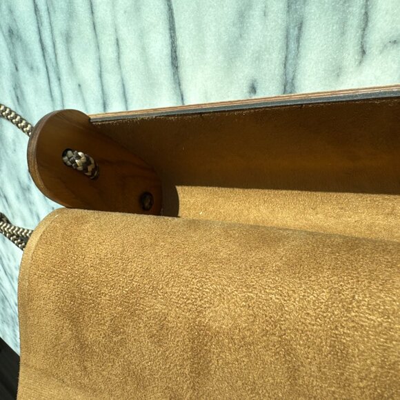 🇧🇷 - Leggieri Wood & Leather Crossbody Bag - Picture 8 of 10